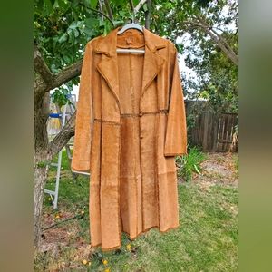 Long Suede Tan Jacket